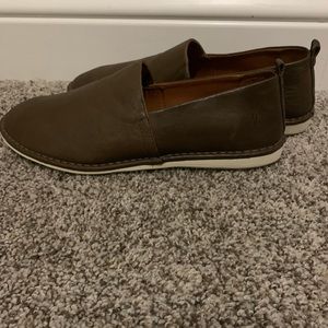 Slip ons genuine leather